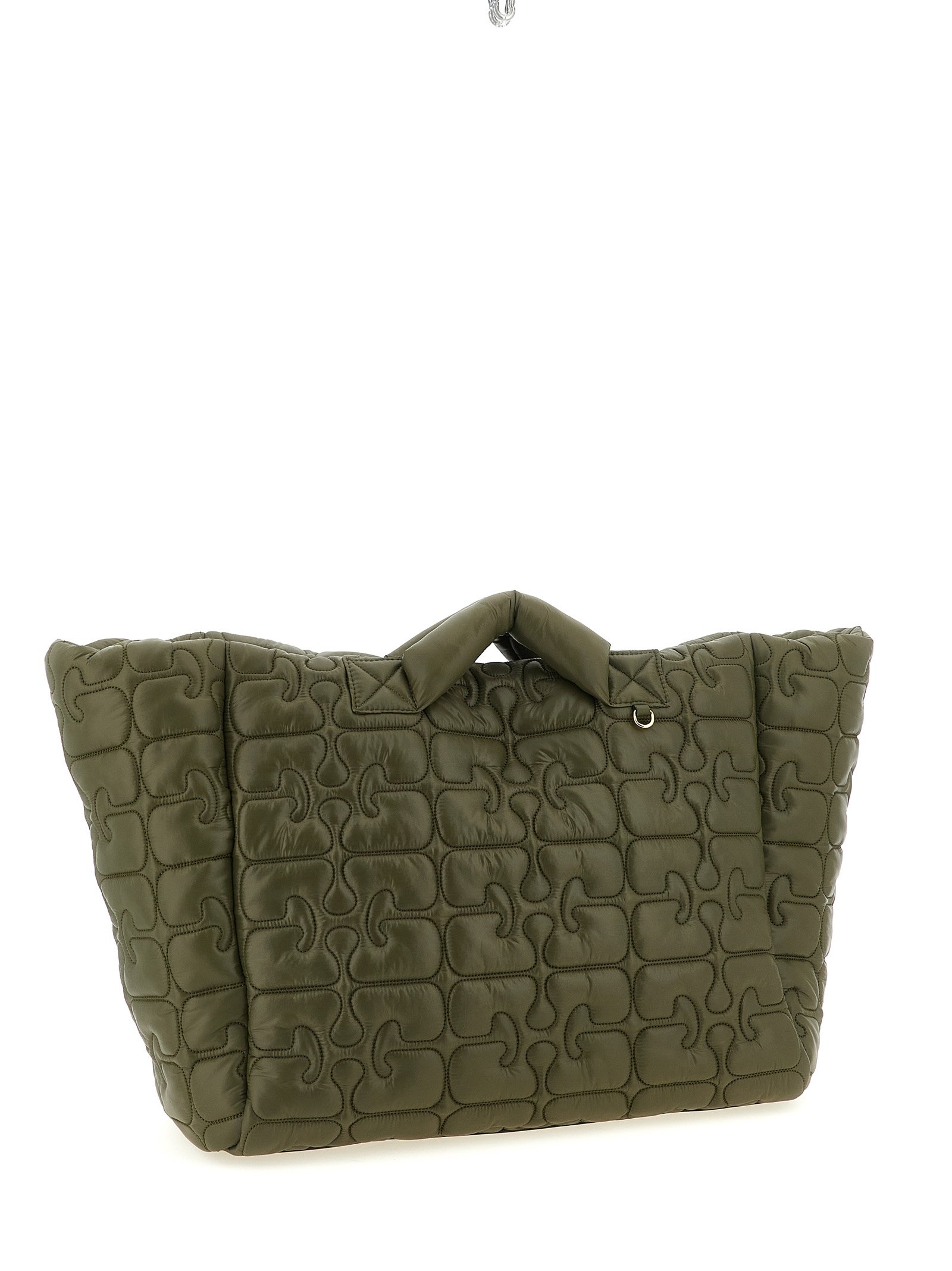 Bicolor Recycled Polyamide Tote Bag - Image 3
