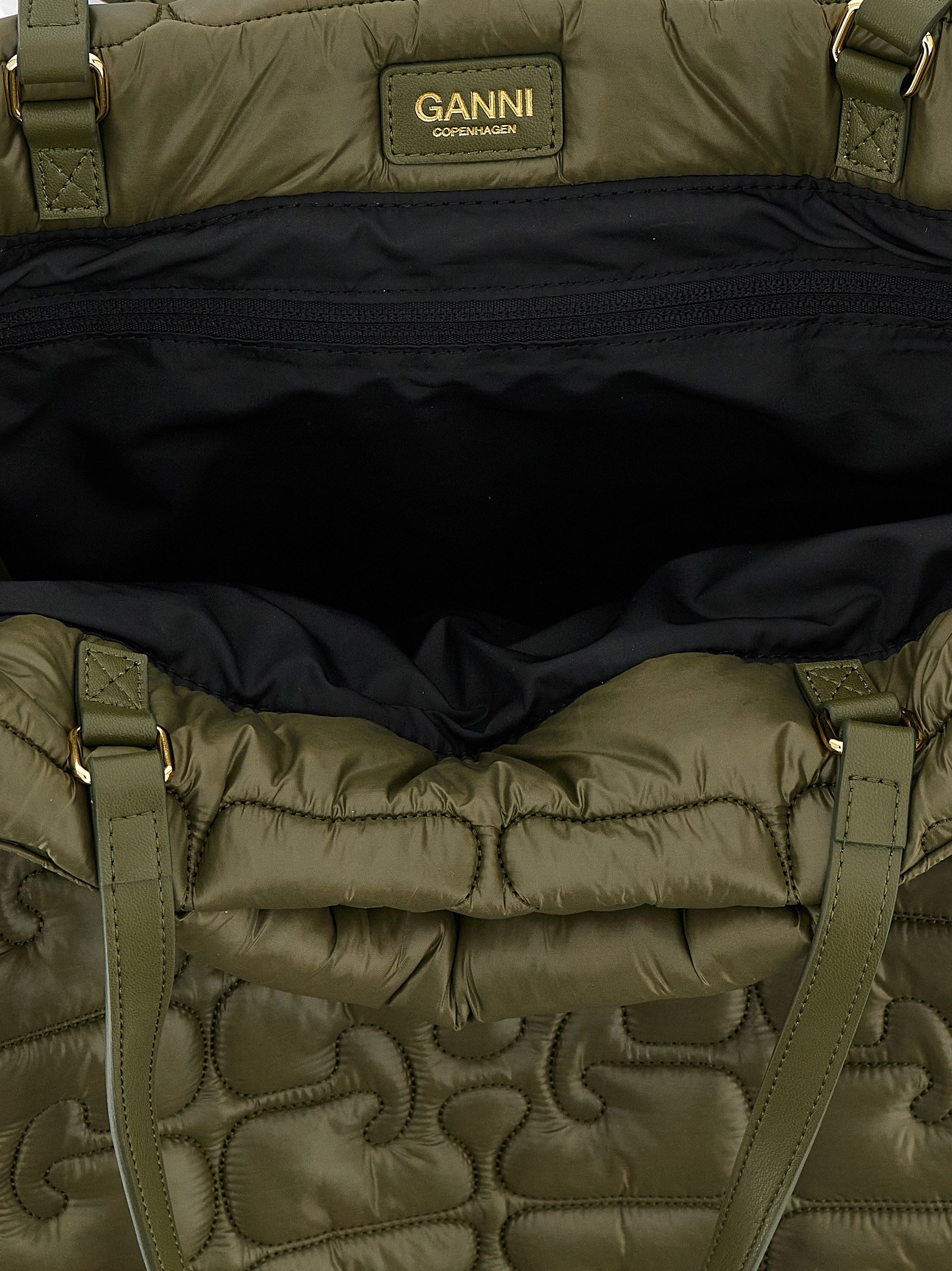 Bicolor Recycled Polyamide Tote Bag - Image 4