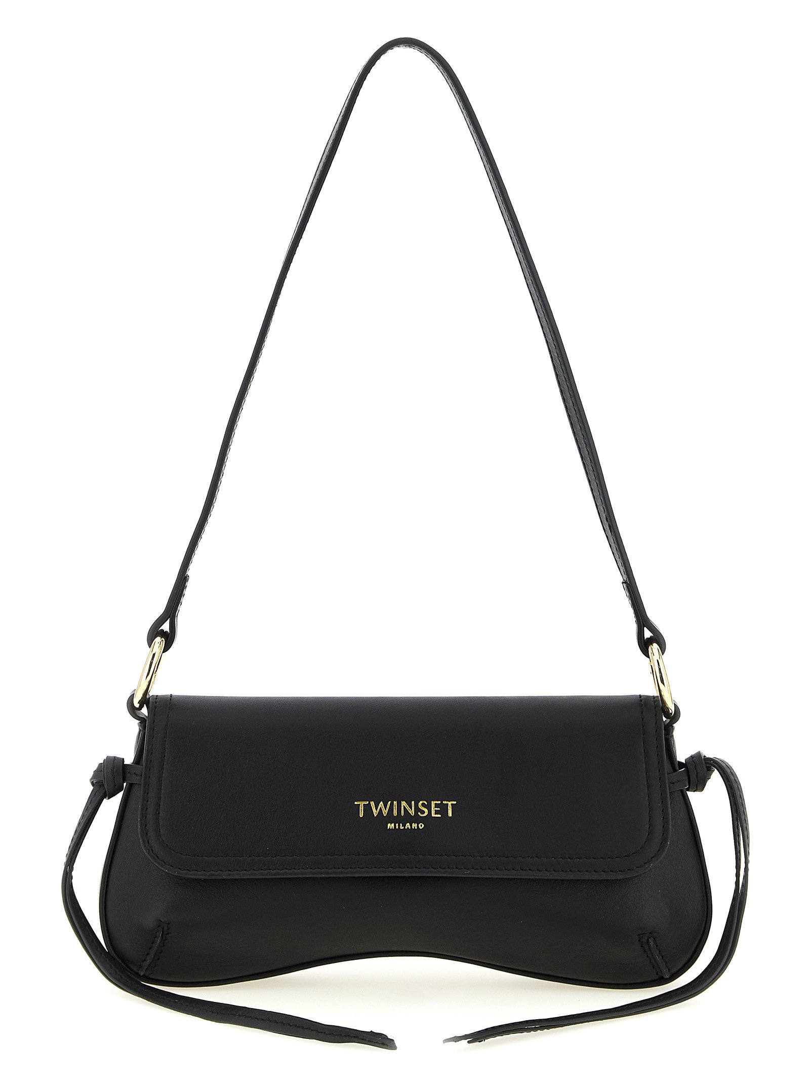 Black Leather Shoulder Bag