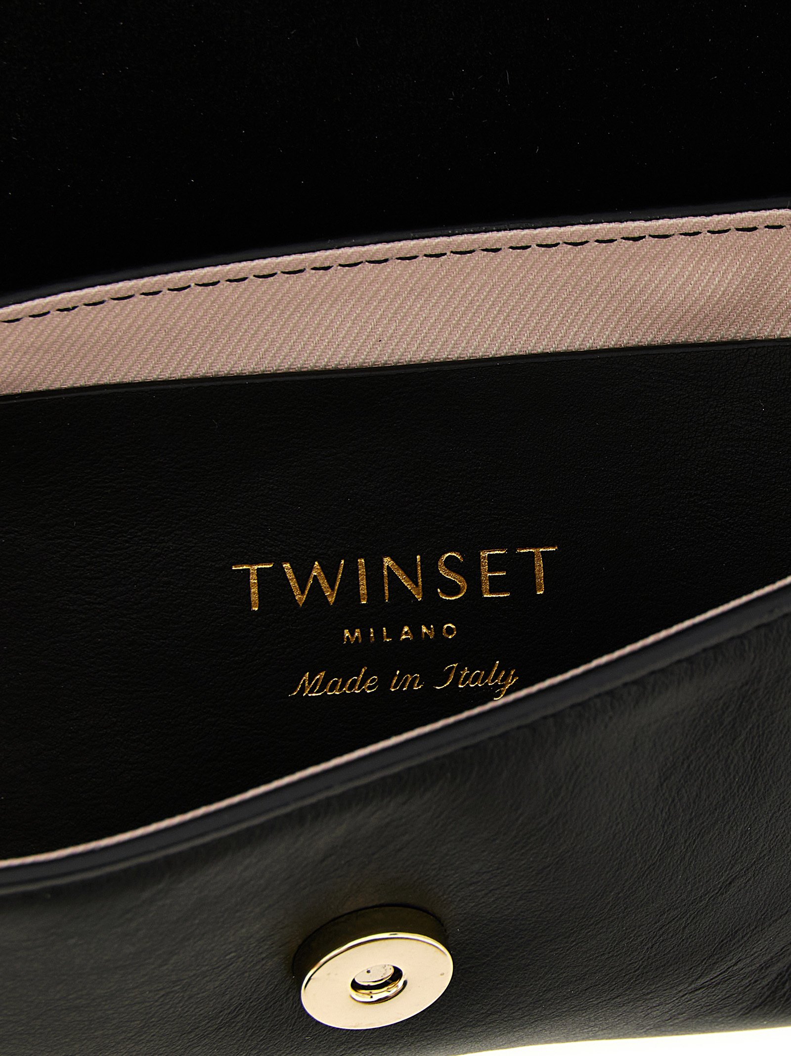 Black Leather Shoulder Bag - Image 4