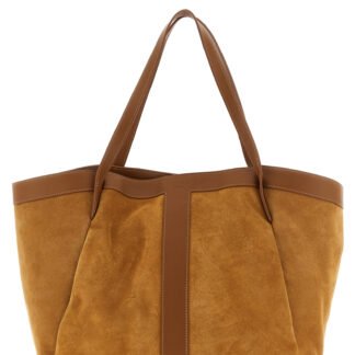 Brown Polyethylene Tote Bag
