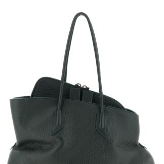 Bicolor Calfskin Shoulder Bag