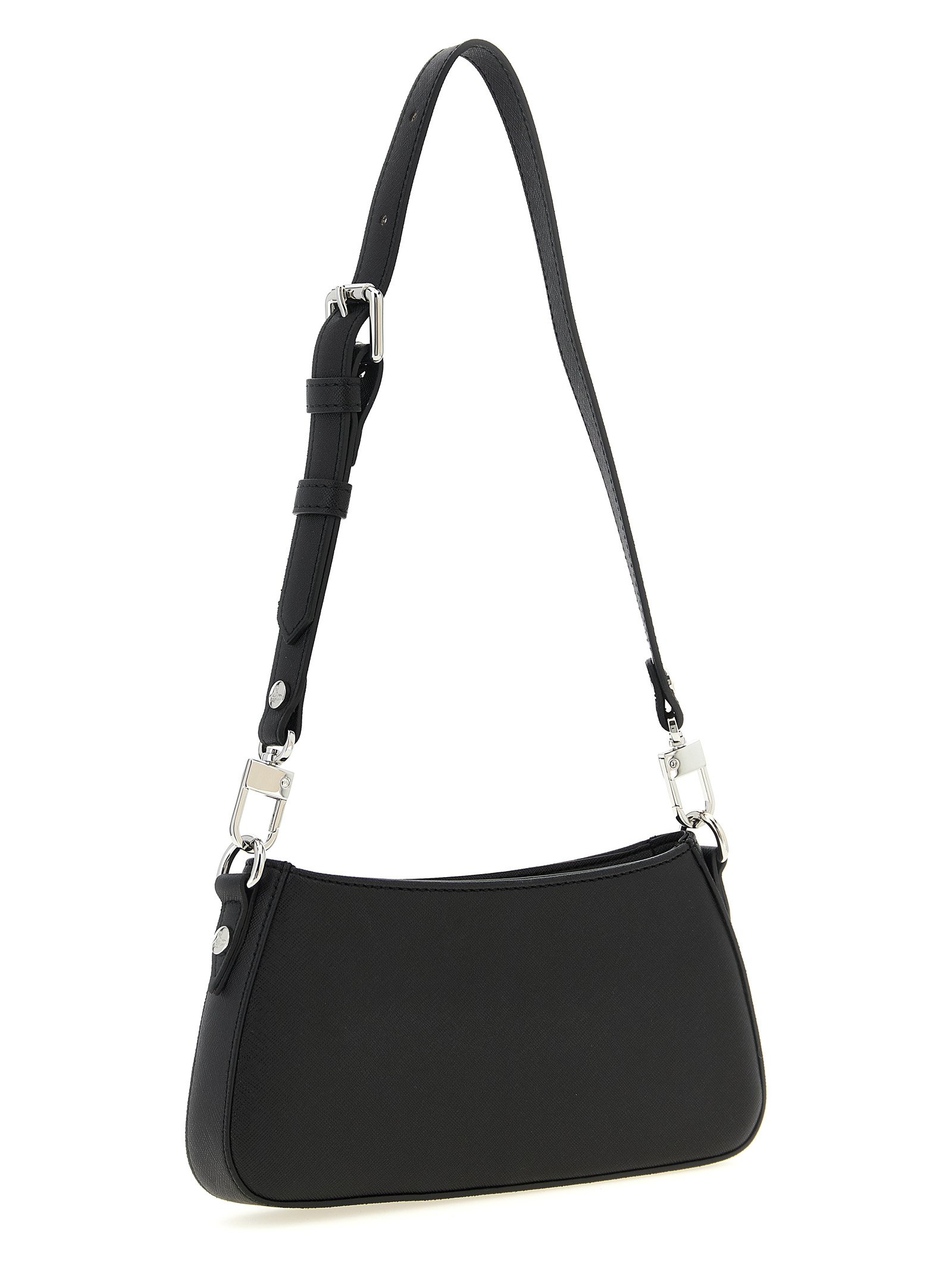 Black Polyethylene Shoulder Bag - Image 2