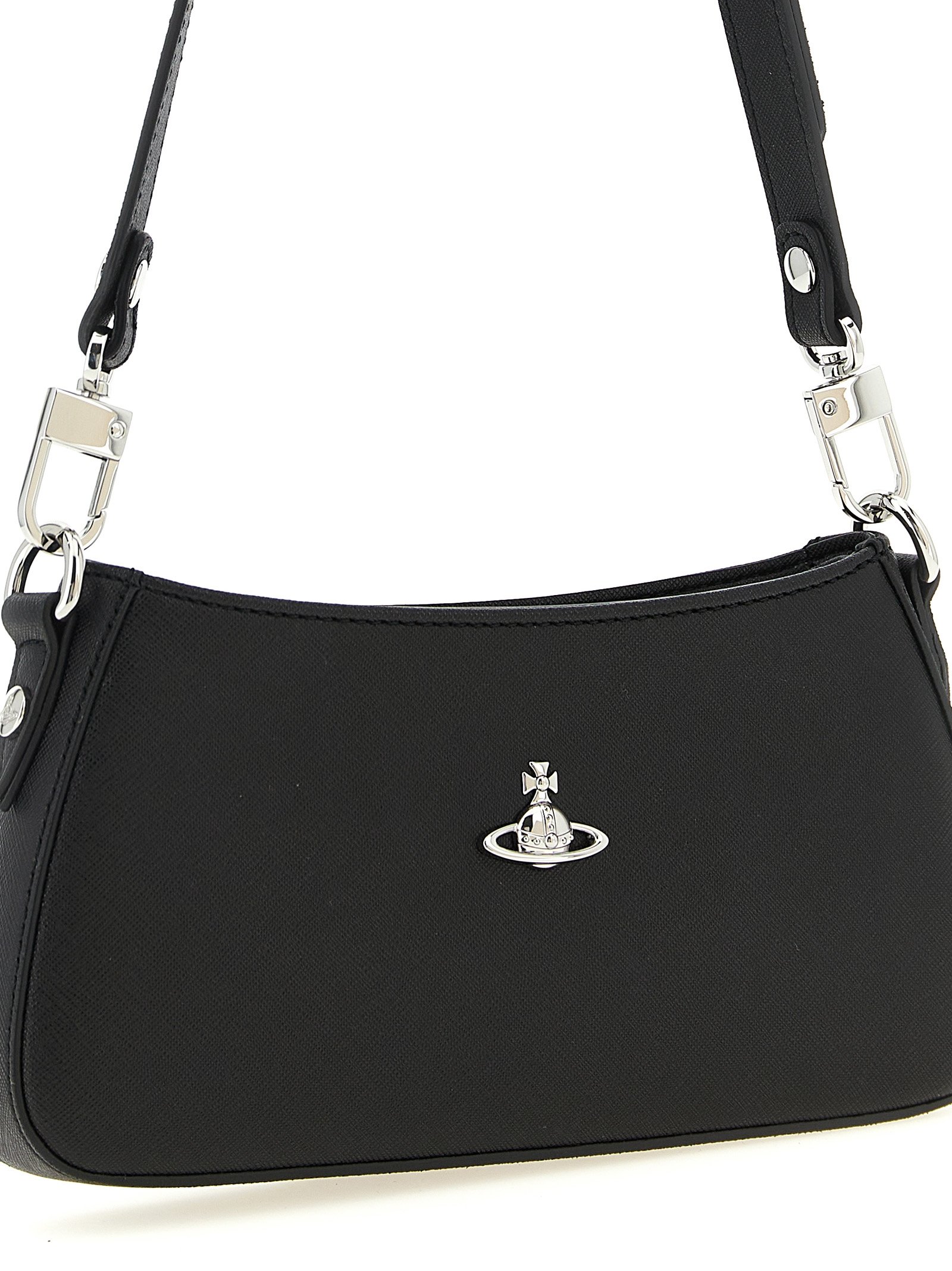 Black Polyethylene Shoulder Bag - Image 3