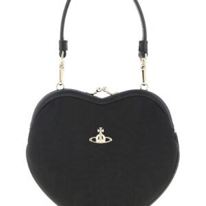 Black Viscose Handbag