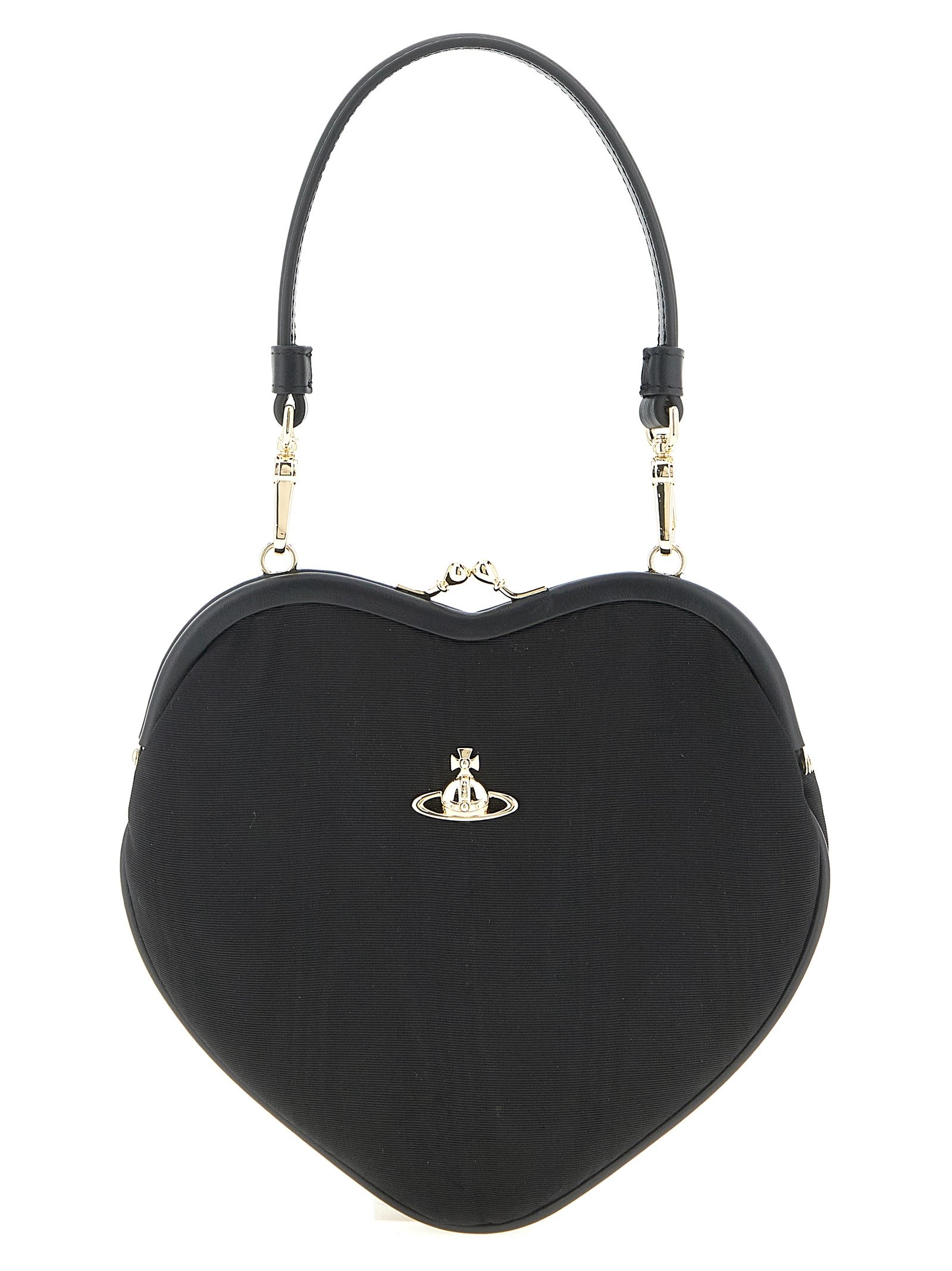 Black Viscose Handbag