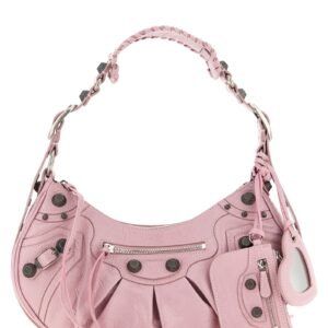 Multicolor Lamb Leather Shoulder Bag