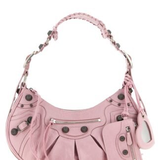 Multicolor Lamb Leather Shoulder Bag