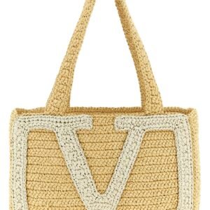 White Viscose Tote Bag
