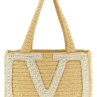White Viscose Tote Bag