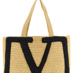 Black Viscose Tote Bag