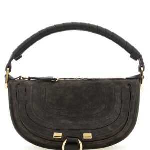Brown Calfskin Shoulder Bag