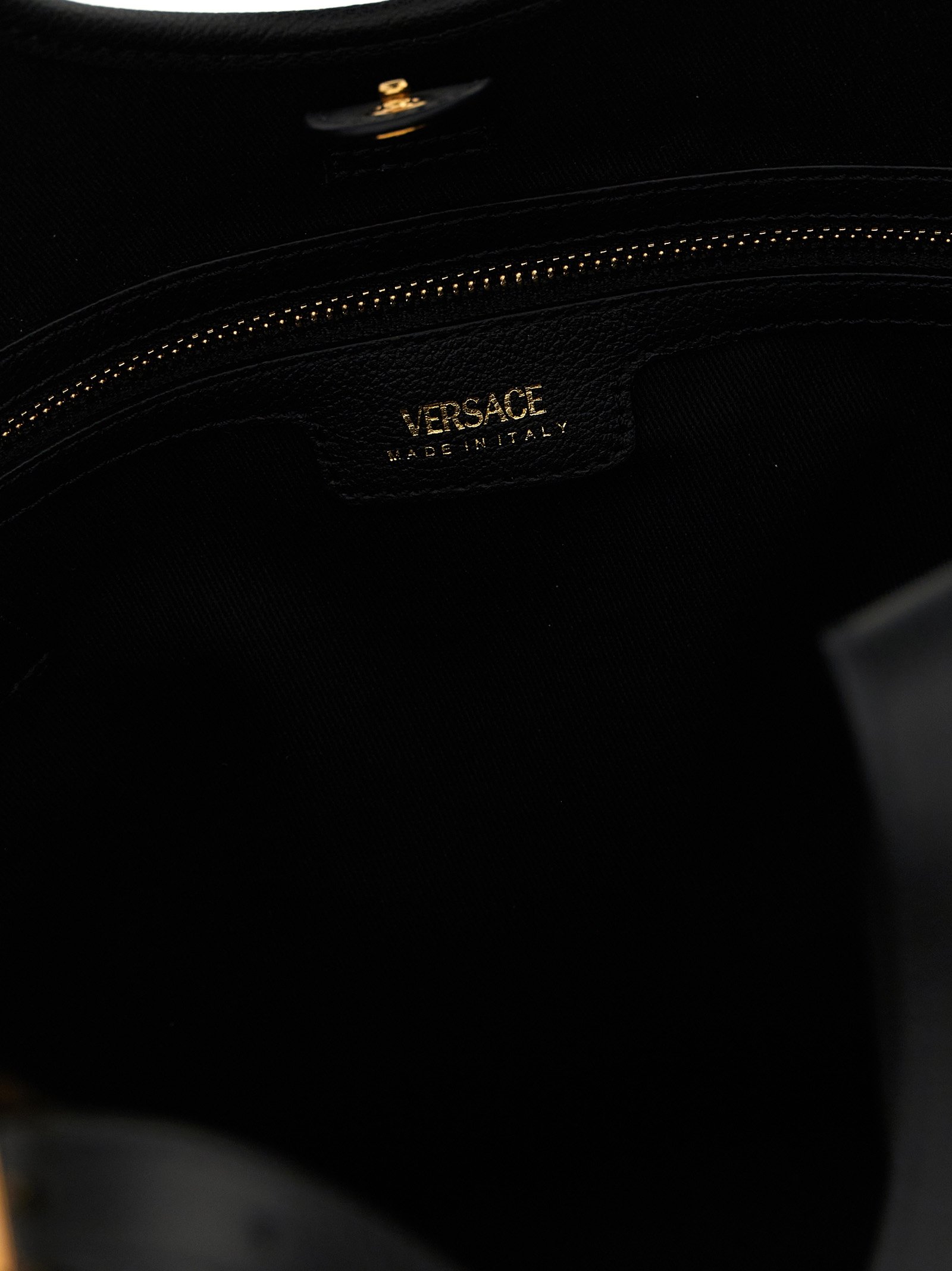 Black Cotton Tote Bag - Image 4