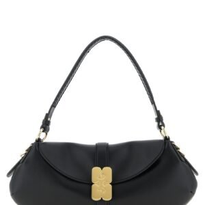 Black Leather Shoulder Bag