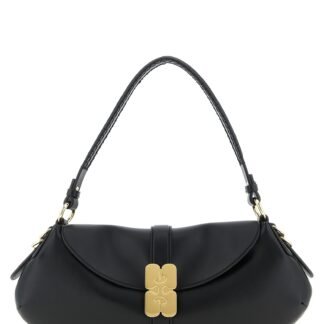 Black Leather Shoulder Bag