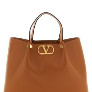 Brown Calfskin Tote Bag