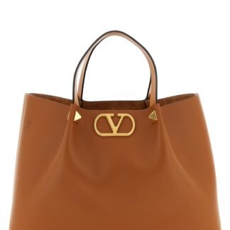 Brown Calfskin Tote Bag
