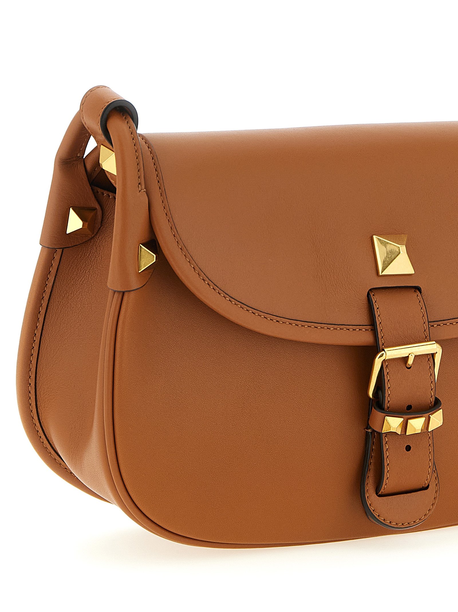 Brown Calfskin Shoulder Bag - Image 3
