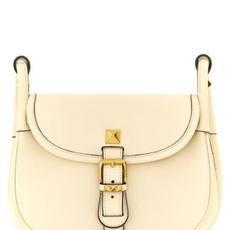 White Calfskin Shoulder Bag