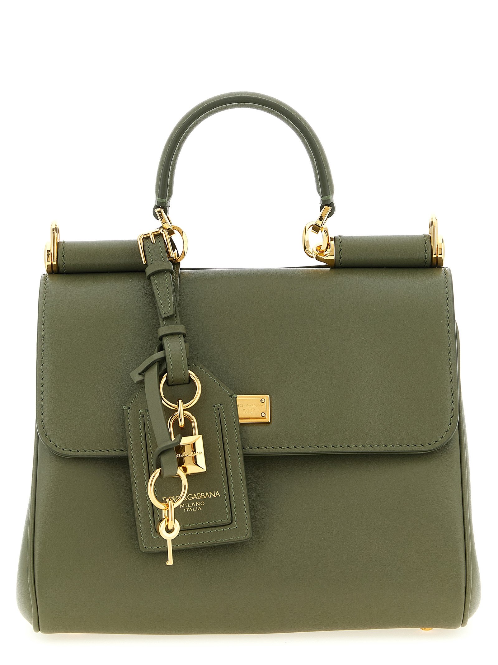 Bicolor Calfskin Handbag