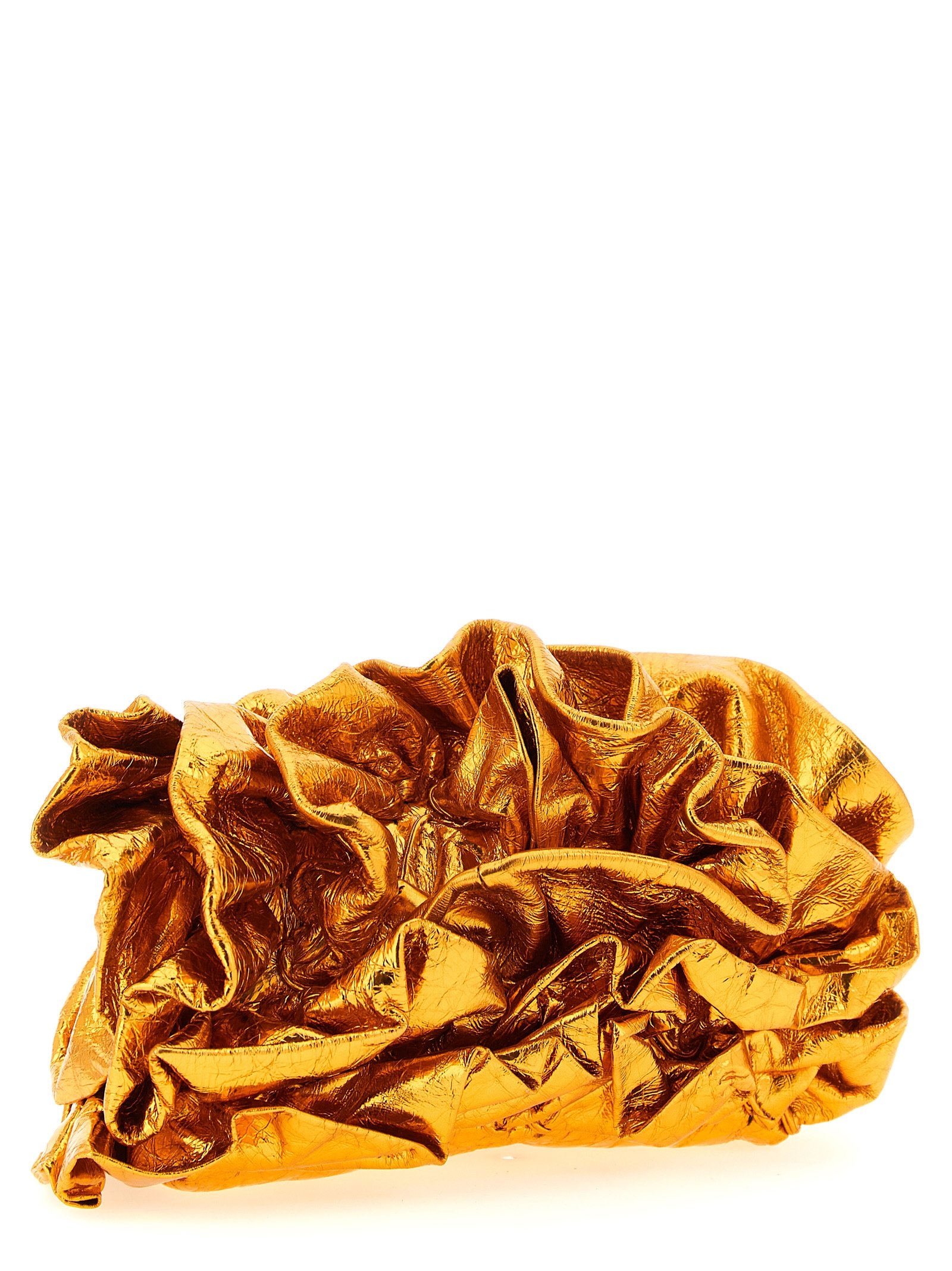 Orange Cowhide Clutch Bag - Image 2