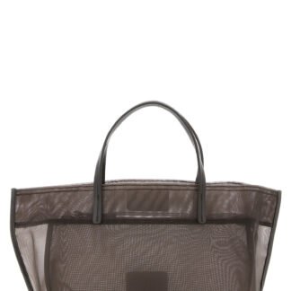 Brown Polyamide Tote Bag