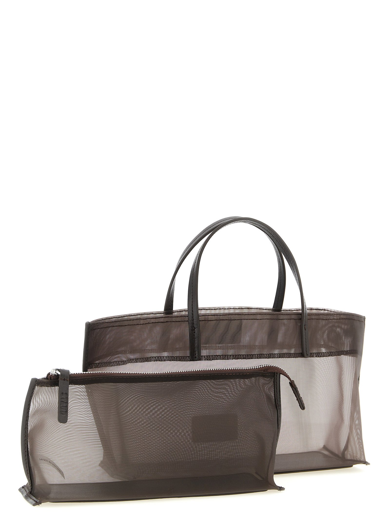 Brown Polyamide Tote Bag - Image 3