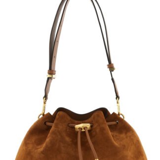 Gold Calfskin Shoulder Bag