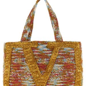 Multicolor Viscose Tote Bag