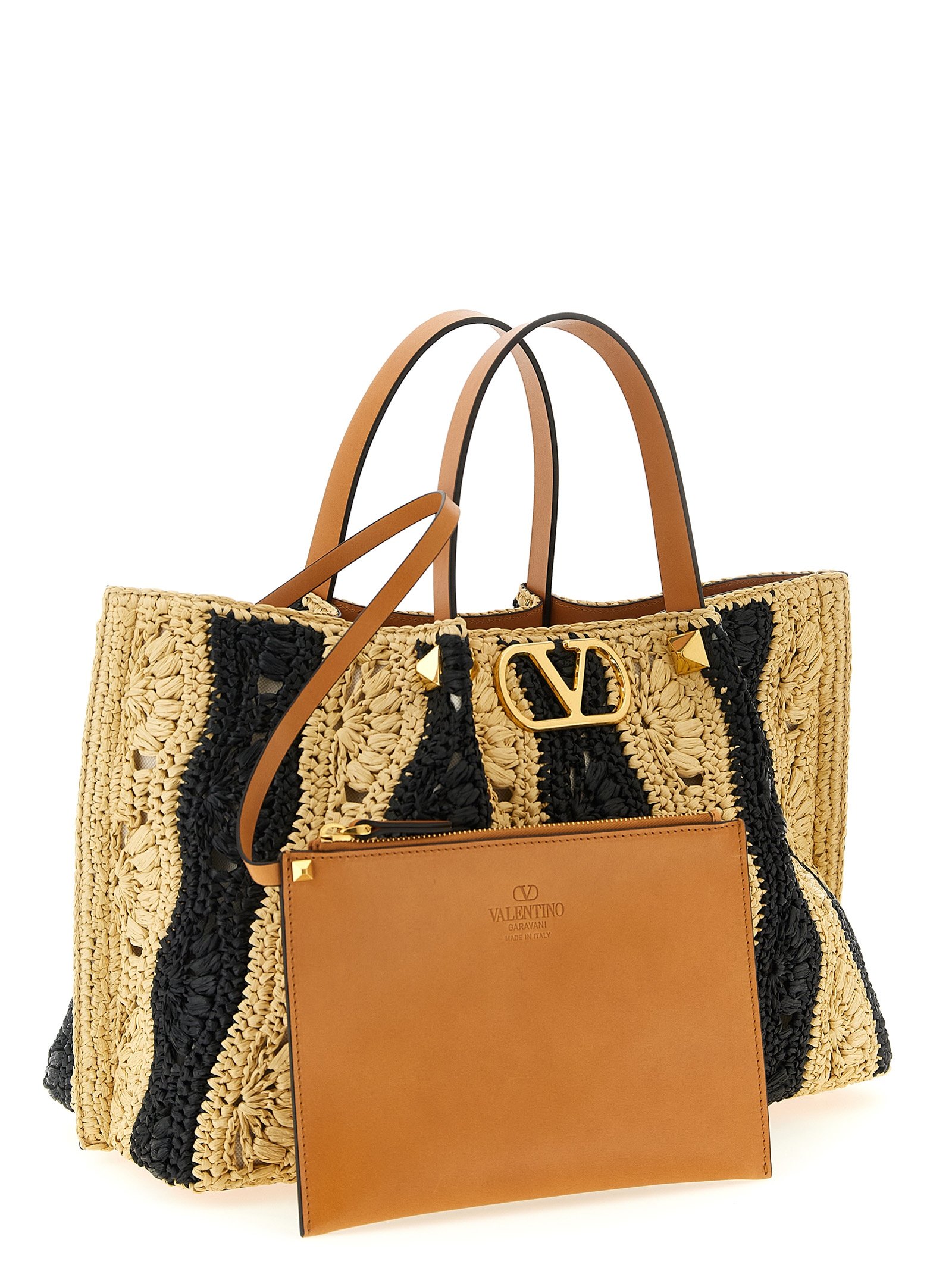 Beige Viscose Handbag - Image 3