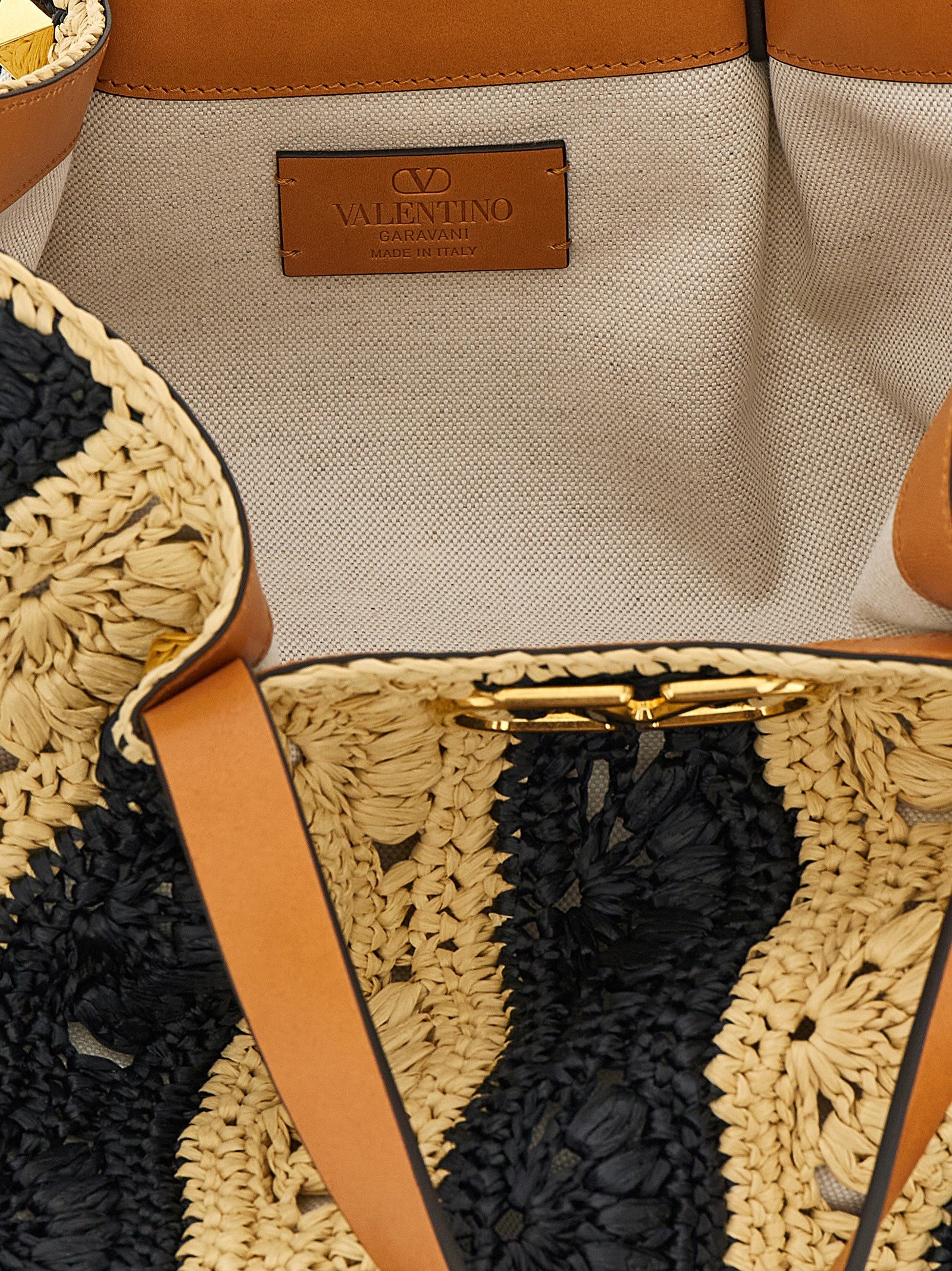 Beige Viscose Handbag - Image 4