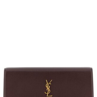 Bordeaux Calfskin Clutch Bag