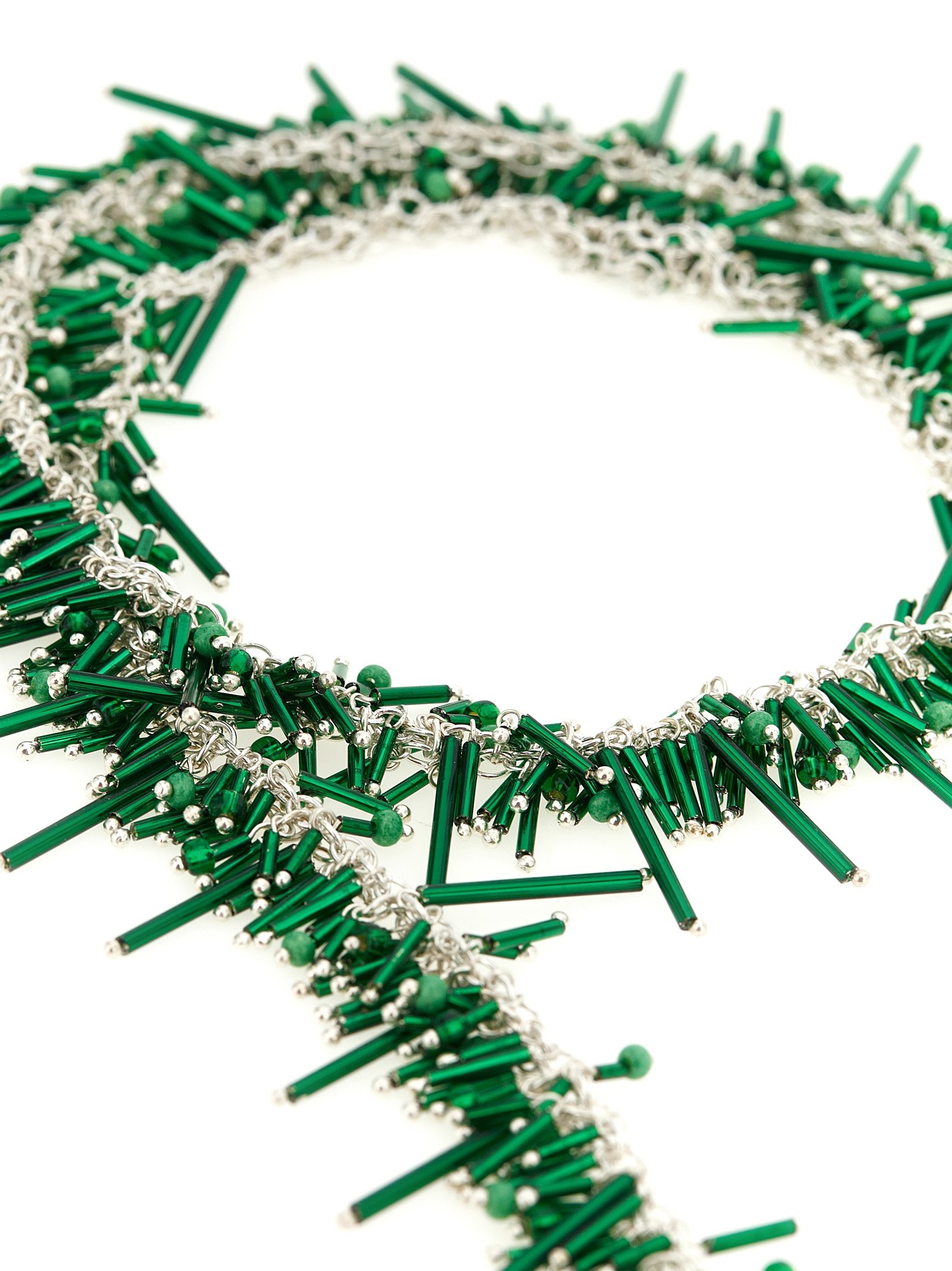 Bicolor Brass Necklace - Image 3