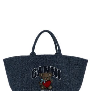 Blue Organic Cotton Tote Bag