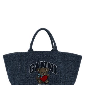 Blue Organic Cotton Tote Bag