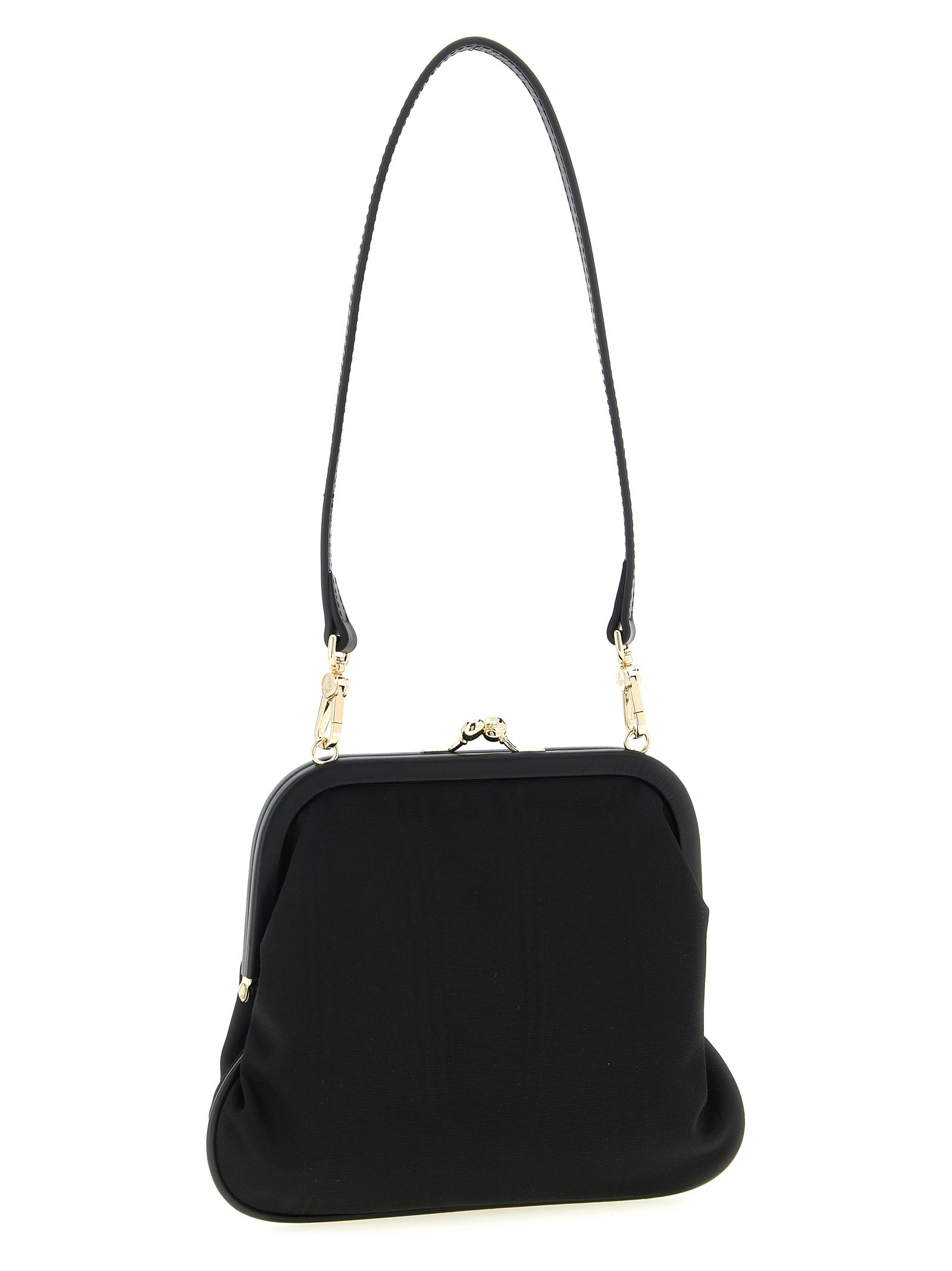 Black Viscose Clutch Bag - Image 2