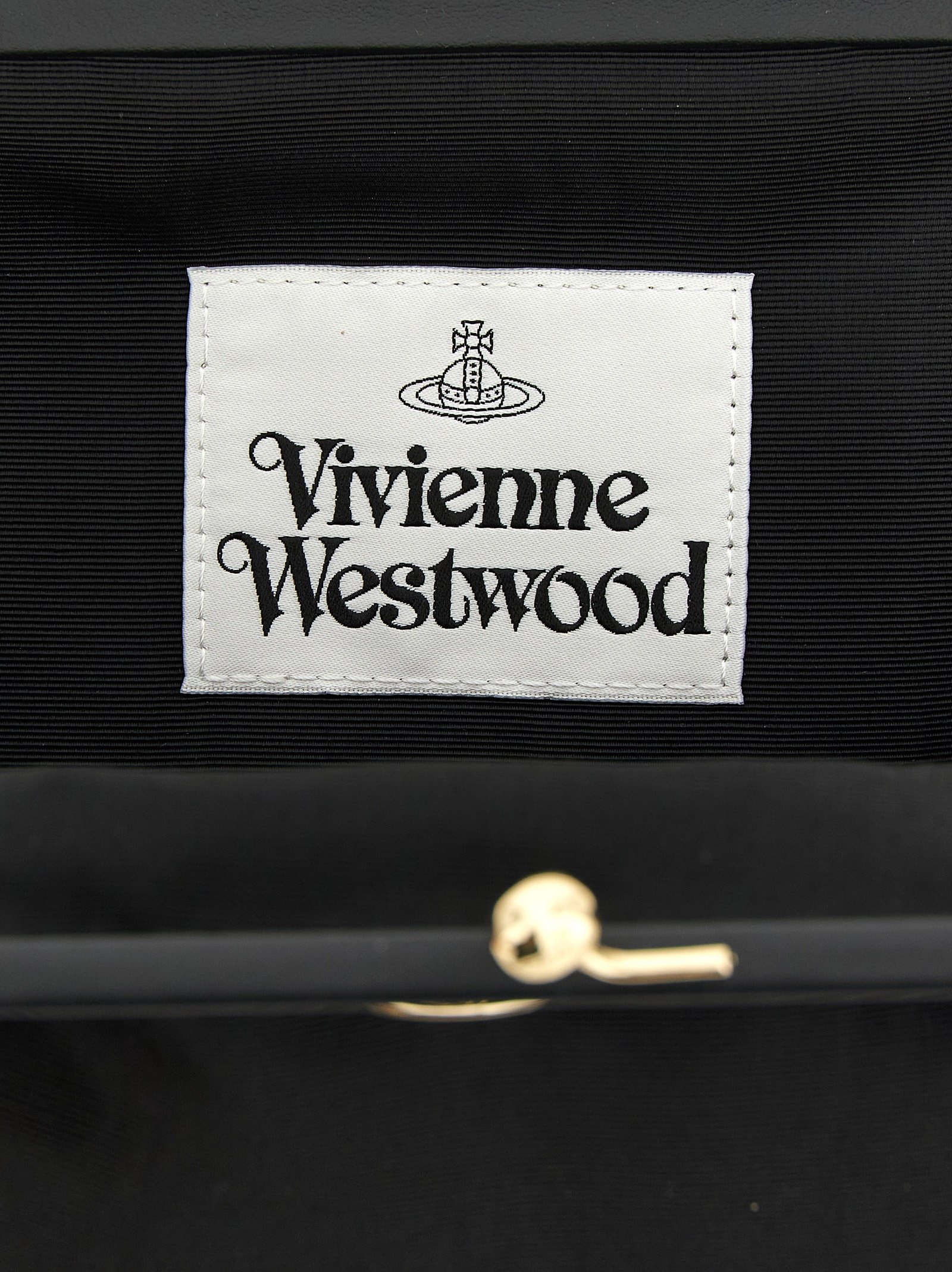 Black Viscose Clutch Bag - Image 4