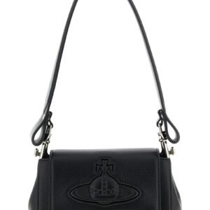Black Polyethylene Shoulder Bag