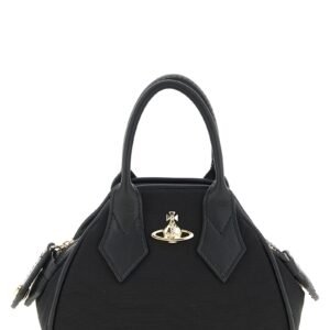 Black Viscose Handbag