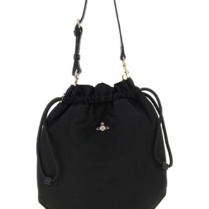 Black Viscose Handbag