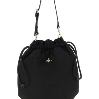 Black Viscose Handbag