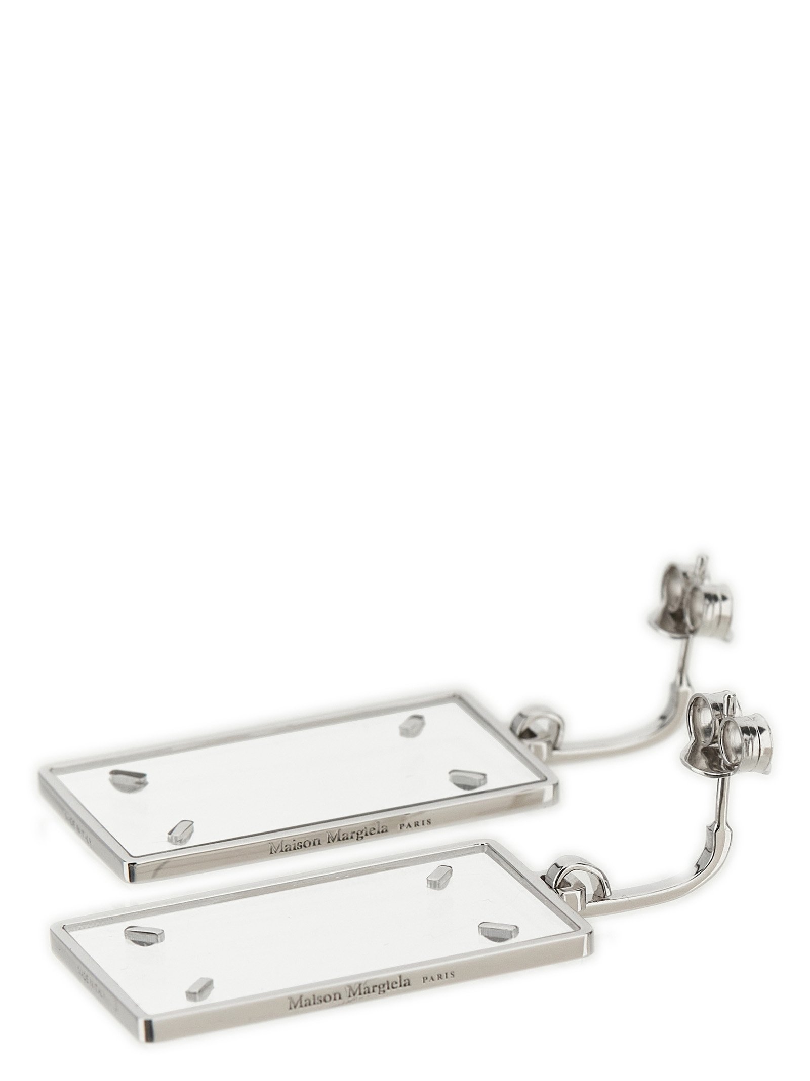 Silver Brass Earrings - Image 2
