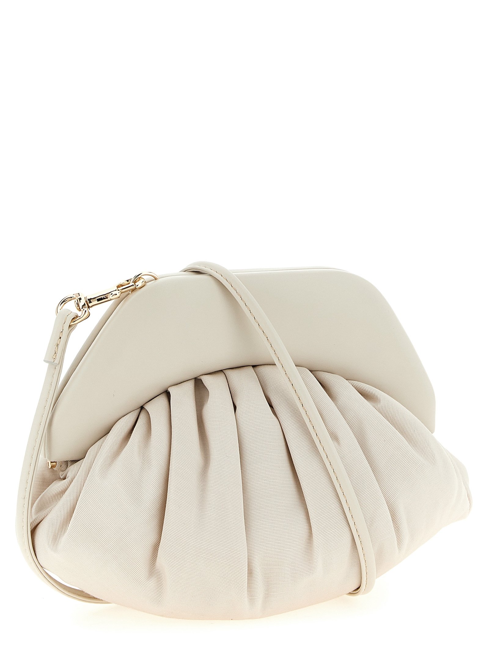 Beige Viscose Clutch Bag - Image 2