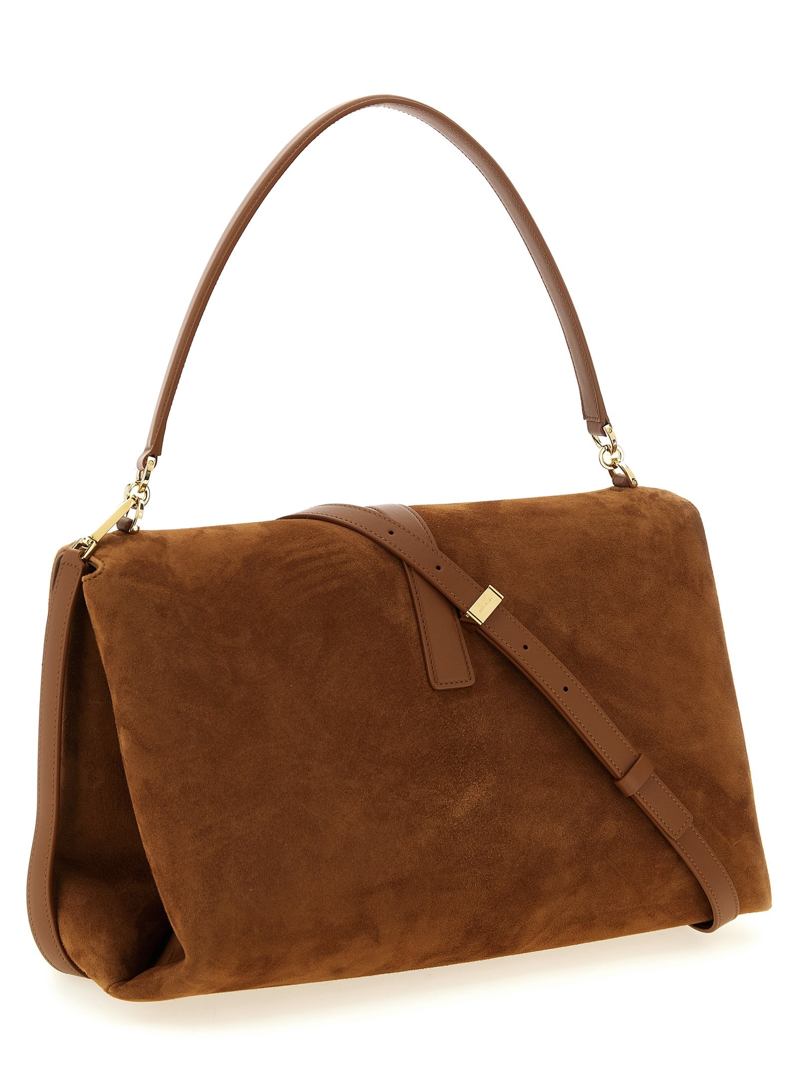 Brown Goatskin Shoulder Bag - Image 2