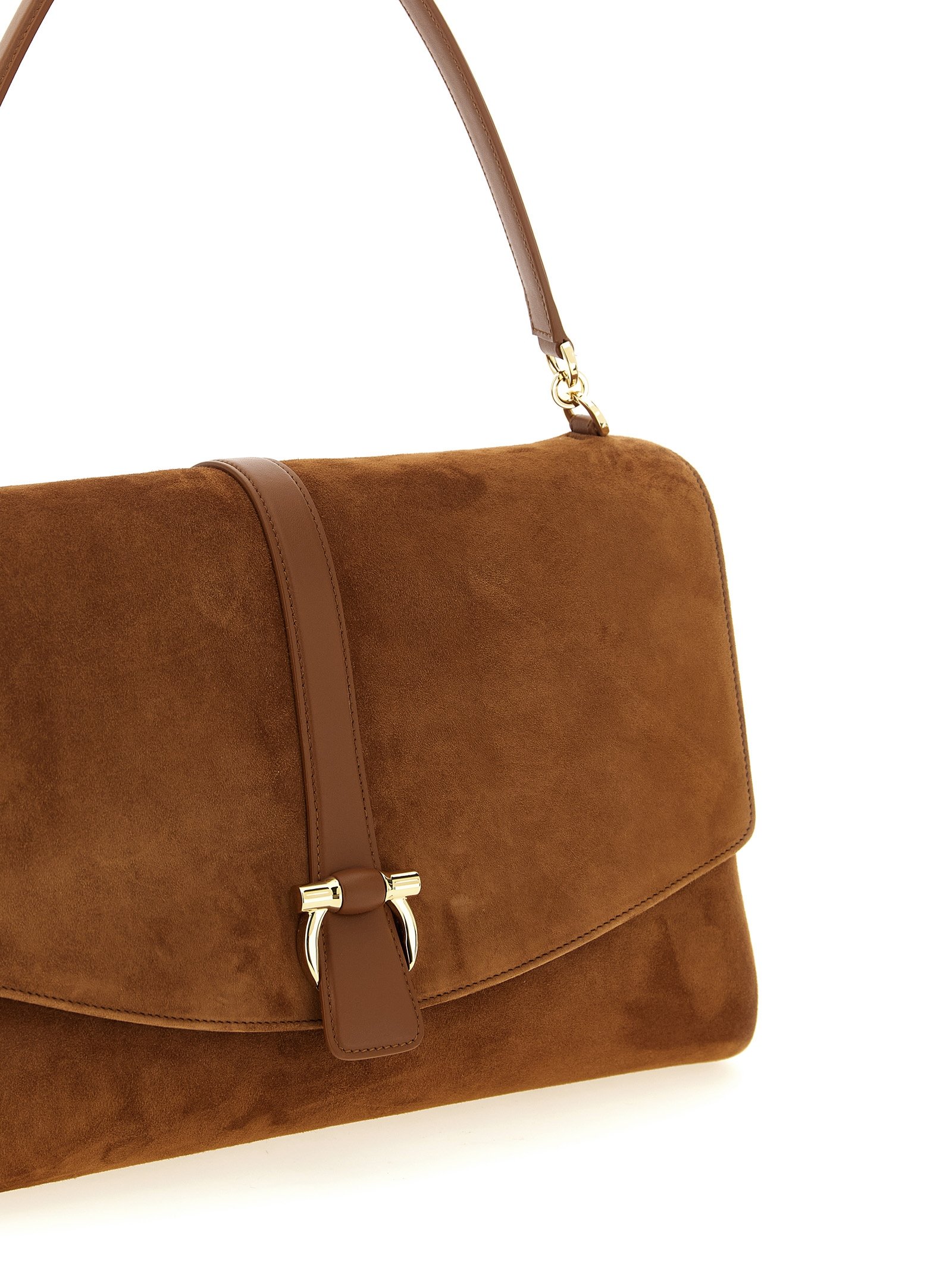 Brown Goatskin Shoulder Bag - Image 3
