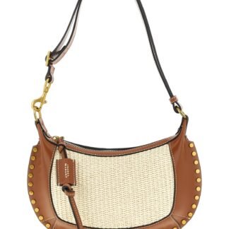 Brown Calfskin Shoulder Bag
