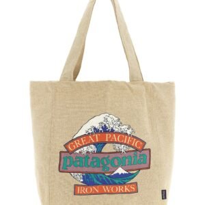 Beige Cotton Tote Bag