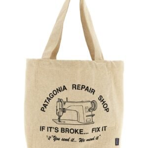 Beige Cotton Tote Bag