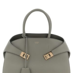Gray Calfskin Handbag