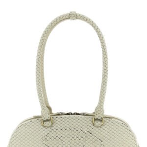 Beige Other Fibres Shoulder Bag